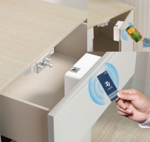 Stylish and Seamless Electric Cabinet Drawer Lock with Card/NFC Access