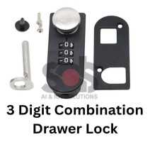 3 Digit Combination Drawer Lock 